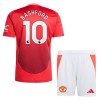 Oficiální Fotbalový Dres Manchester United Rashford 10 Domácí 2024-25 pro Děti